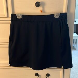 Navy golf skort